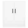 White engineered wood wall cabinet 60x31x70 cm by vidaXL, Lockers and storage cabinets - Ref: Foro24-829908, Price: 57,12 €, ...