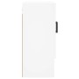 White engineered wood wall cabinet 60x31x70 cm by vidaXL, Lockers and storage cabinets - Ref: Foro24-829908, Price: 57,12 €, ...