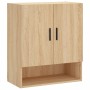 Sonoma oak engineered wood wall cabinet 60x31x70 cm by vidaXL, Lockers and storage cabinets - Ref: Foro24-829927, Price: 60,1...