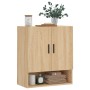 Sonoma oak engineered wood wall cabinet 60x31x70 cm by vidaXL, Lockers and storage cabinets - Ref: Foro24-829927, Price: 60,1...