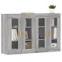 Wall cabinets 2 pcs Sonoma gray engineered wood by vidaXL, Sideboards - Ref: Foro24-3197903, Price: 159,89 €, Discount: %