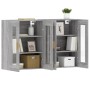 Wall cabinets 2 pcs Sonoma gray engineered wood by vidaXL, Sideboards - Ref: Foro24-3197903, Price: 159,89 €, Discount: %