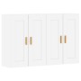 Armarios de pared 2 uds madera de ingeniería blanco de vidaXL, Aparadores - Ref: Foro24-3197977, Precio: 131,13 €, Descuento: %