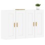 Wall cabinets 2 pcs white engineered wood by vidaXL, Sideboards - Ref: Foro24-3197977, Price: 129,28 €, Discount: %