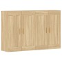 Armarios de pared 2 uds madera de ingeniería roble Sonoma de vidaXL, Aparadores - Ref: Foro24-3197979, Precio: 147,44 €, Desc...