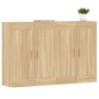 Armarios de pared 2 uds madera de ingeniería roble Sonoma de vidaXL, Aparadores - Ref: Foro24-3197979, Precio: 147,44 €, Desc...