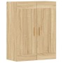 Armarios de pared 2 uds madera de ingeniería roble Sonoma de vidaXL, Aparadores - Ref: Foro24-3197979, Precio: 147,44 €, Desc...