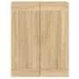 Armarios de pared 2 uds madera de ingeniería roble Sonoma de vidaXL, Aparadores - Ref: Foro24-3197979, Precio: 147,44 €, Desc...