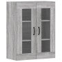 Wall cabinets 2 units engineered wood Sonoma gray by vidaXL, Sideboards - Ref: Foro24-3197911, Price: 139,49 €, Discount: %