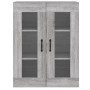 Armarios de pared 2 uds madera de ingeniería gris Sonoma de vidaXL, Aparadores - Ref: Foro24-3197911, Precio: 139,49 €, Descu...