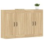 Wandschränke 2 Stk. Holzwerkstoff Sonoma Eiche von vidaXL, Sideboards - Ref: Foro24-3197987, Preis: 146,51 €, Rabatt: %