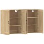 Wandschränke 2 Stk. Holzwerkstoff Sonoma Eiche von vidaXL, Sideboards - Ref: Foro24-3197987, Preis: 146,51 €, Rabatt: %