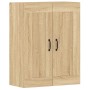 Armarios de pared 2 uds madera de ingeniería roble Sonoma de vidaXL, Aparadores - Ref: Foro24-3197987, Precio: 146,51 €, Desc...