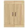 Armarios de pared 2 uds madera de ingeniería roble Sonoma de vidaXL, Aparadores - Ref: Foro24-3197987, Precio: 146,51 €, Desc...