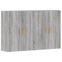 Armarios de pared 2 uds madera de ingeniería gris Sonoma de vidaXL, Aparadores - Ref: Foro24-3197879, Precio: 143,99 €, Descu...