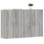 Wandschränke 2 Stk. Sonomagraues Holzwerkstoff von vidaXL, Sideboards - Ref: Foro24-3197879, Preis: 145,76 €, Rabatt: %