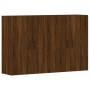 Armarios de pared 2 uds madera de ingeniería marrón roble de vidaXL, Aparadores - Ref: Foro24-3197888, Precio: 153,56 €, Desc...