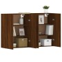 Wall cabinets 2 pcs oak brown engineered wood by vidaXL, Sideboards - Ref: Foro24-3197888, Price: 153,56 €, Discount: %