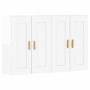 Armarios de pared 2 uds madera de ingeniería blanco brillante de vidaXL, Aparadores - Ref: Foro24-3197981, Precio: 138,48 €, ...