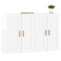 Wall cabinets 2 pcs glossy white engineered wood by vidaXL, Sideboards - Ref: Foro24-3197981, Price: 138,48 €, Discount: %