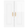 Wall cabinets 2 pcs glossy white engineered wood by vidaXL, Sideboards - Ref: Foro24-3197981, Price: 138,48 €, Discount: %