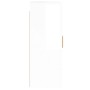 Armarios de pared 2 uds madera de ingeniería blanco brillante de vidaXL, Aparadores - Ref: Foro24-3197981, Precio: 138,48 €, ...