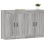 Wandschränke 2 Stk. Holzwerkstoff Sonoma grau von vidaXL, Sideboards - Ref: Foro24-3197991, Preis: 126,99 €, Rabatt: %