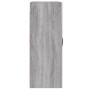 Armarios de pared 2 uds madera de ingeniería gris Sonoma de vidaXL, Aparadores - Ref: Foro24-3197991, Precio: 126,63 €, Descu...