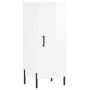 Glossy white plywood sideboard 34.5x34x90 cm by vidaXL, Sideboards - Ref: Foro24-828550, Price: 67,22 €, Discount: %