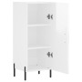 Glossy white plywood sideboard 34.5x34x90 cm by vidaXL, Sideboards - Ref: Foro24-828550, Price: 67,22 €, Discount: %