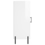 Glossy white plywood sideboard 34.5x34x90 cm by vidaXL, Sideboards - Ref: Foro24-828550, Price: 67,22 €, Discount: %