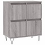 Aparador de madera contrachapada gris Sonoma 60x35x70 cm de vidaXL, Aparadores - Ref: Foro24-831218, Precio: 67,52 €, Descuen...