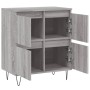 Aparador de madera contrachapada gris Sonoma 60x35x70 cm de vidaXL, Aparadores - Ref: Foro24-831218, Precio: 67,52 €, Descuen...