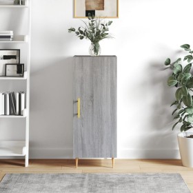 Sonoma gray engineered wood sideboard 34.5x34x90 cm by vidaXL, Sideboards - Ref: Foro24-828530, Price: 52,99 €, Discount: %