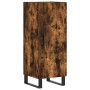 Aparador madera de ingeniería roble ahumado 34,5x34x90 cm de vidaXL, Aparadores - Ref: Foro24-828569, Precio: 67,42 €, Descue...