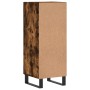 Aparador madera de ingeniería roble ahumado 34,5x34x90 cm de vidaXL, Aparadores - Ref: Foro24-828569, Precio: 67,42 €, Descue...