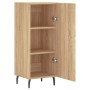 Sonoma oak plywood sideboard 34.5x34x90 cm by vidaXL, Sideboards - Ref: Foro24-828559, Price: 69,99 €, Discount: %