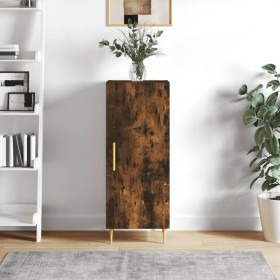 Engineered wood smoked oak sideboard 34.5x34x90 cm by vidaXL, Sideboards - Ref: Foro24-828529, Price: 48,46 €, Discount: %