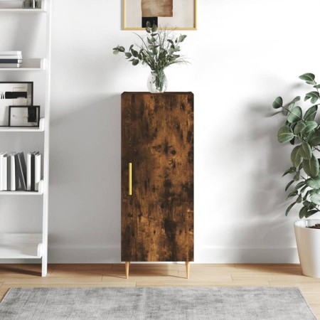 Engineered wood smoked oak sideboard 34.5x34x90 cm by vidaXL, Sideboards - Ref: Foro24-828529, Price: 51,99 €, Discount: %