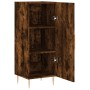 Aparador madera de ingeniería roble ahumado 34,5x34x90 cm de vidaXL, Aparadores - Ref: Foro24-828529, Precio: 51,99 €, Descue...