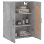 Armario de pared madera ingeniería gris hormigón 69,5x34x90 cm de vidaXL, Aparadores - Ref: Foro24-830392, Precio: 65,42 €, D...