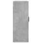 Armario de pared madera ingeniería gris hormigón 69,5x34x90 cm de vidaXL, Aparadores - Ref: Foro24-830392, Precio: 65,42 €, D...