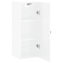 Armario de pared blanco brillante 34,5x34x90 cm de vidaXL, Aparadores - Ref: Foro24-828830, Precio: 47,21 €, Descuento: %