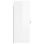 Armario de pared blanco brillante 34,5x34x90 cm de vidaXL, Aparadores - Ref: Foro24-828830, Precio: 47,21 €, Descuento: %