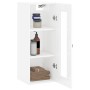 Armario de pared blanco brillante 34,5x34x90 cm de vidaXL, Aparadores - Ref: Foro24-828886, Precio: 38,45 €, Descuento: %