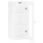 Armario de pared blanco brillante 34,5x34x90 cm de vidaXL, Aparadores - Ref: Foro24-828886, Precio: 38,45 €, Descuento: %