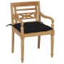 Batavia chairs 8 units solid teak wood with cushions by vidaXL, Garden chairs - Ref: Foro24-3073371, Price: 1,00 €, Discount: %