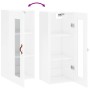 Bright white wall cabinet 34.5x34x90 cm by vidaXL, Sideboards - Ref: Foro24-828886, Price: 37,67 €, Discount: %