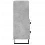 Aparador de madera contrachapada gris hormigón 34,5x34x90 cm de vidaXL, Aparadores - Ref: Foro24-828696, Precio: 67,14 €, Des...