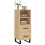 Aparador madera contrachapada color roble Sonoma 34,5x34x90 cm de vidaXL, Aparadores - Ref: Foro24-828695, Precio: 66,30 €, D...